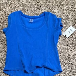 Altar'd State Blue Short Sleeve Tee